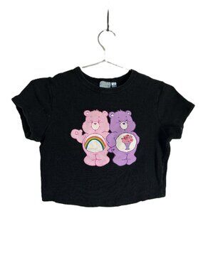Care Bears Baby T Shirt w Share And Cheer Bears XL Black